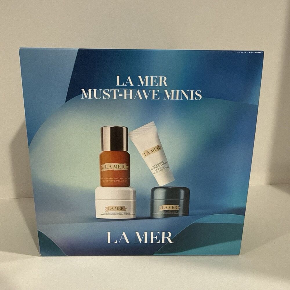 La Mer 4-Pc Must Have Minis Set New In Box Expired 2029